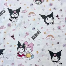 Простирадло на резинці дитяче, Kuromi-1 Простирадло на резинці дитяче, Kuromi-1